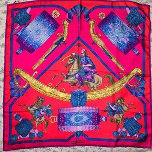 Hermes Warrior Horse Silk Scarf *RARE